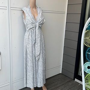 Long floral dress size Large